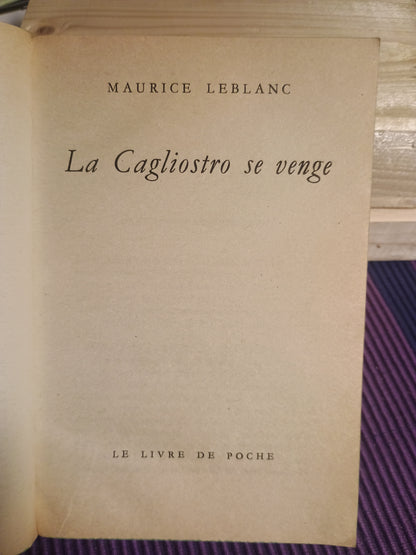 La Cagliostro se venge, Maurice Leblanc