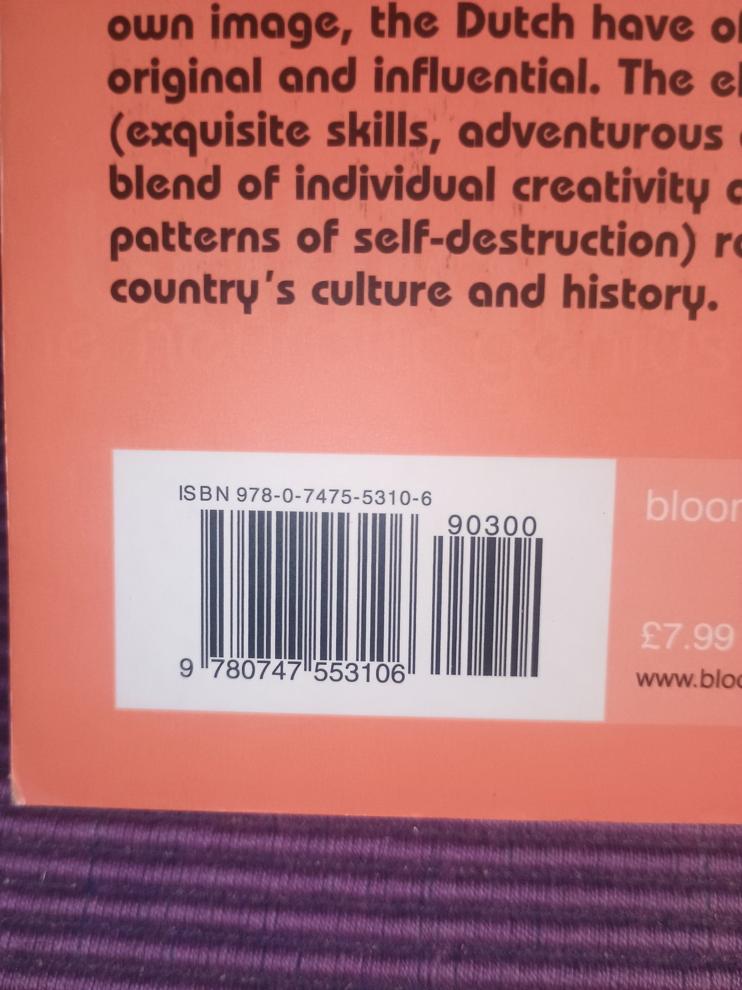 brilliant orange: the neurótico genius of Dutch football, David Winner