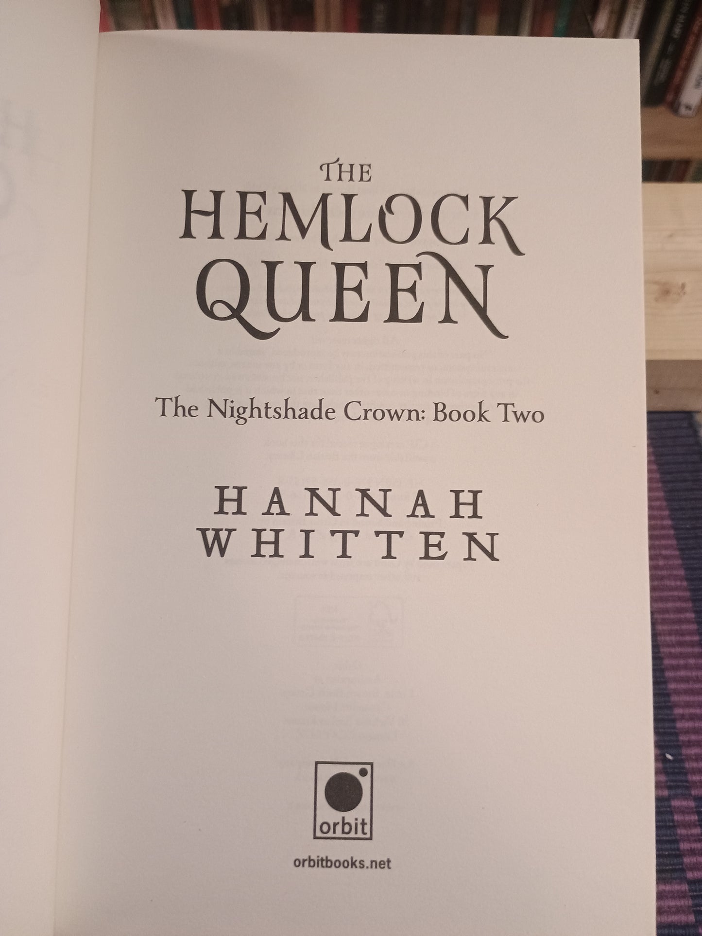 The Hemlock Queen, Hannah Whitten