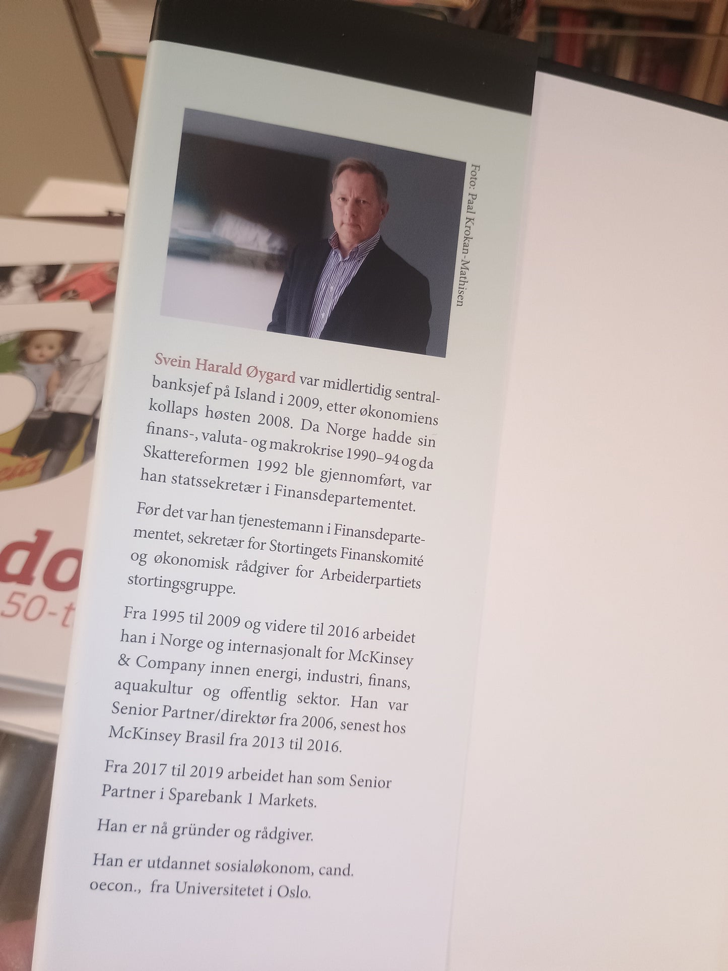 På finanskrisens slagmark, Svein Harald Øygard