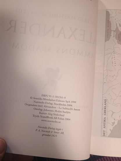 Alexander: Ammons spådom, Valerio Massimo Manfredi (svensk utgave)
