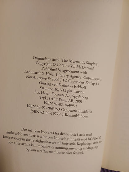 Sirenenes sang, Val McDermid