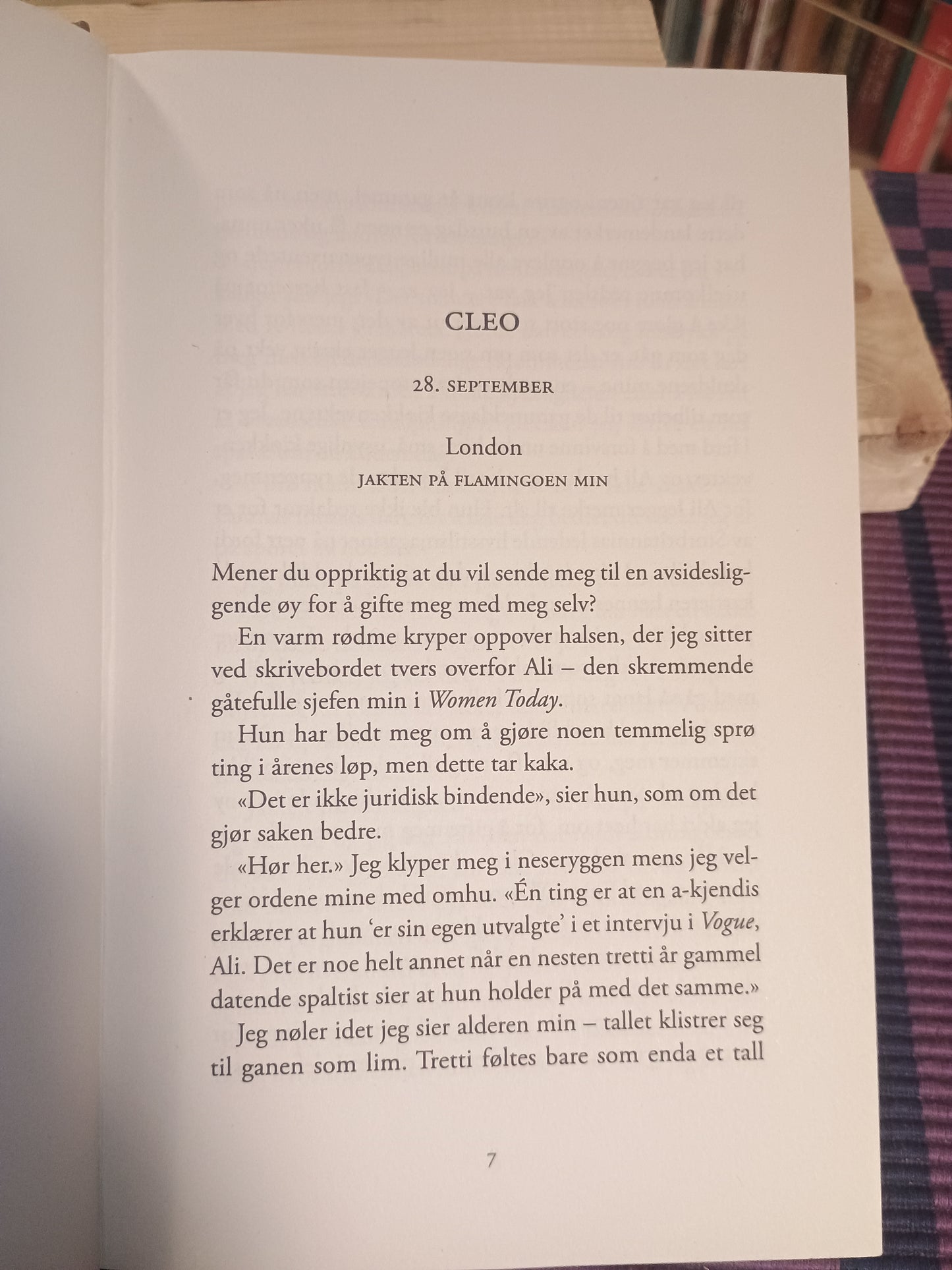 En kveld på øya, Josie Silver