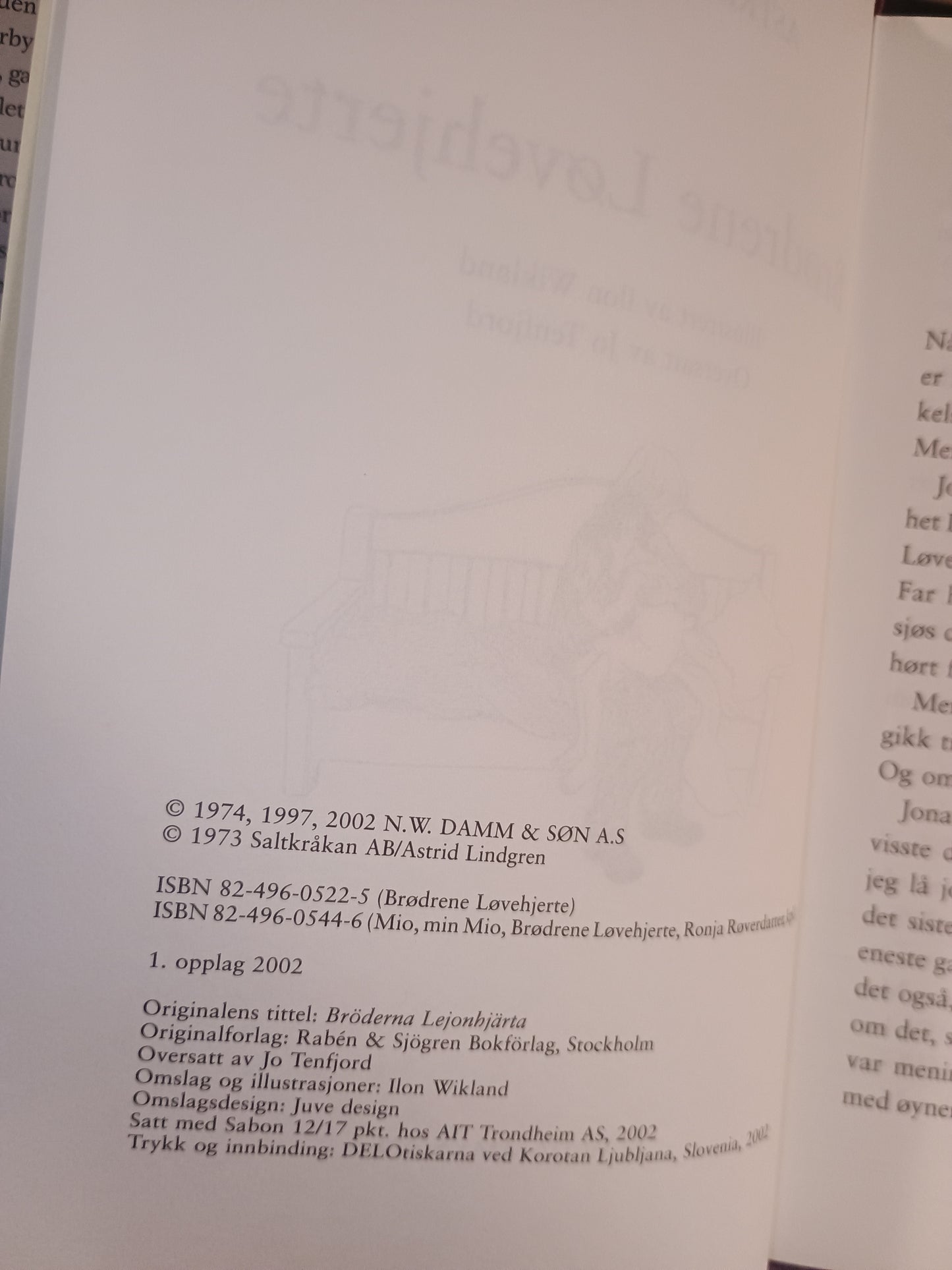 Brødrene Løvehjerte, Astrid Lindgren