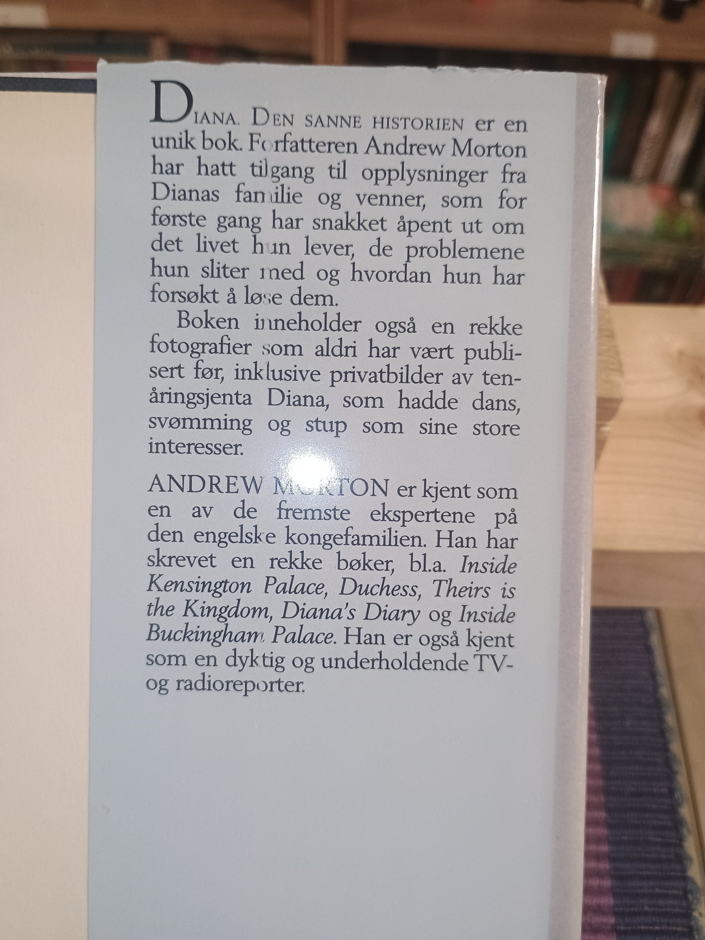 Diana : Den sanne historien, Andrew Morton