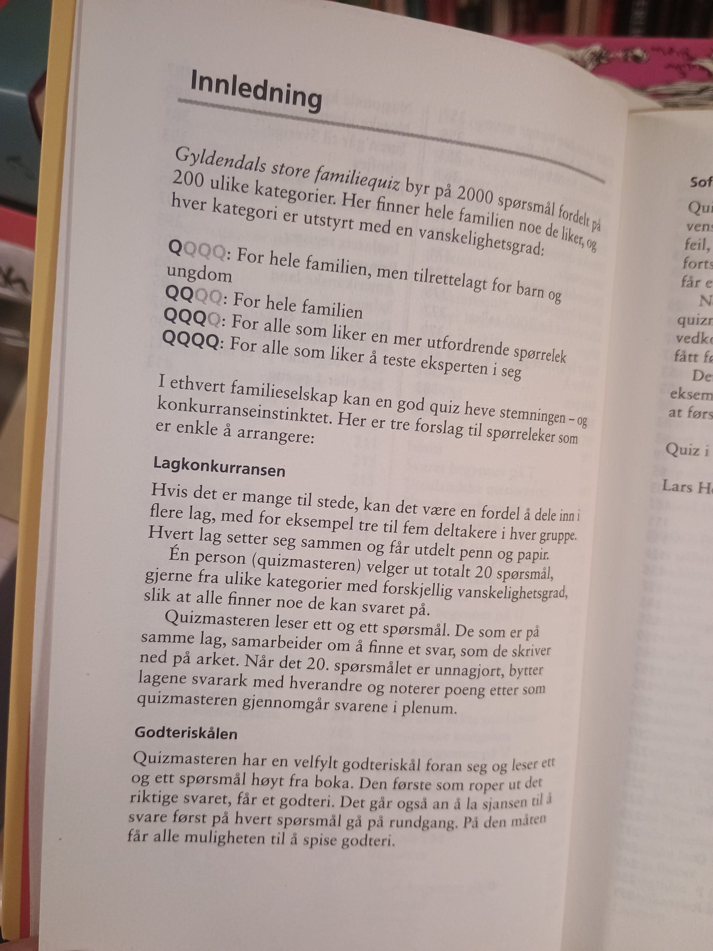 Gyldendals store familiequiz, Lars Hojem Kvam