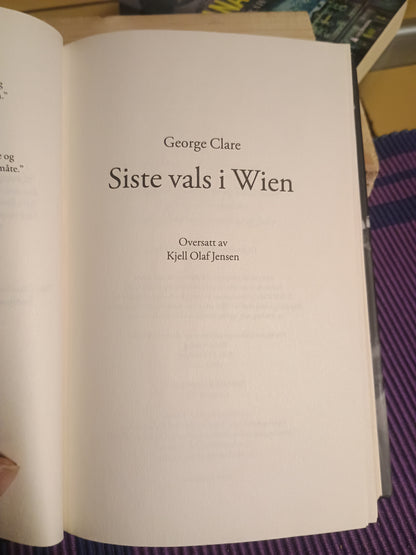 Siste vals i Wien, George Clare
