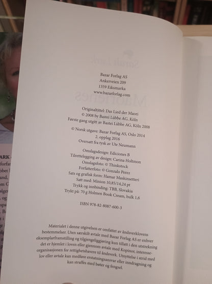Maorienes Sang, Sarah Lark
