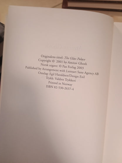 Glasslottet, Amitav Ghosh