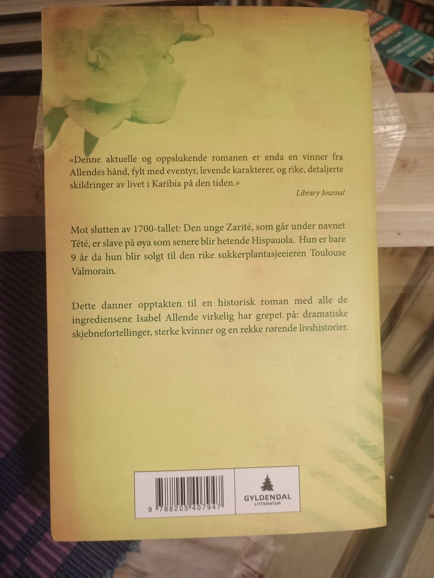 Øya under havet, Isabel Allende