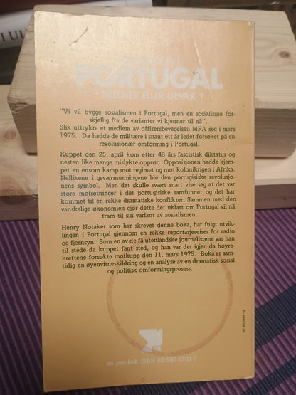 Revolusjon i Portugal - nelliker eller gevær?, Henry Notaker