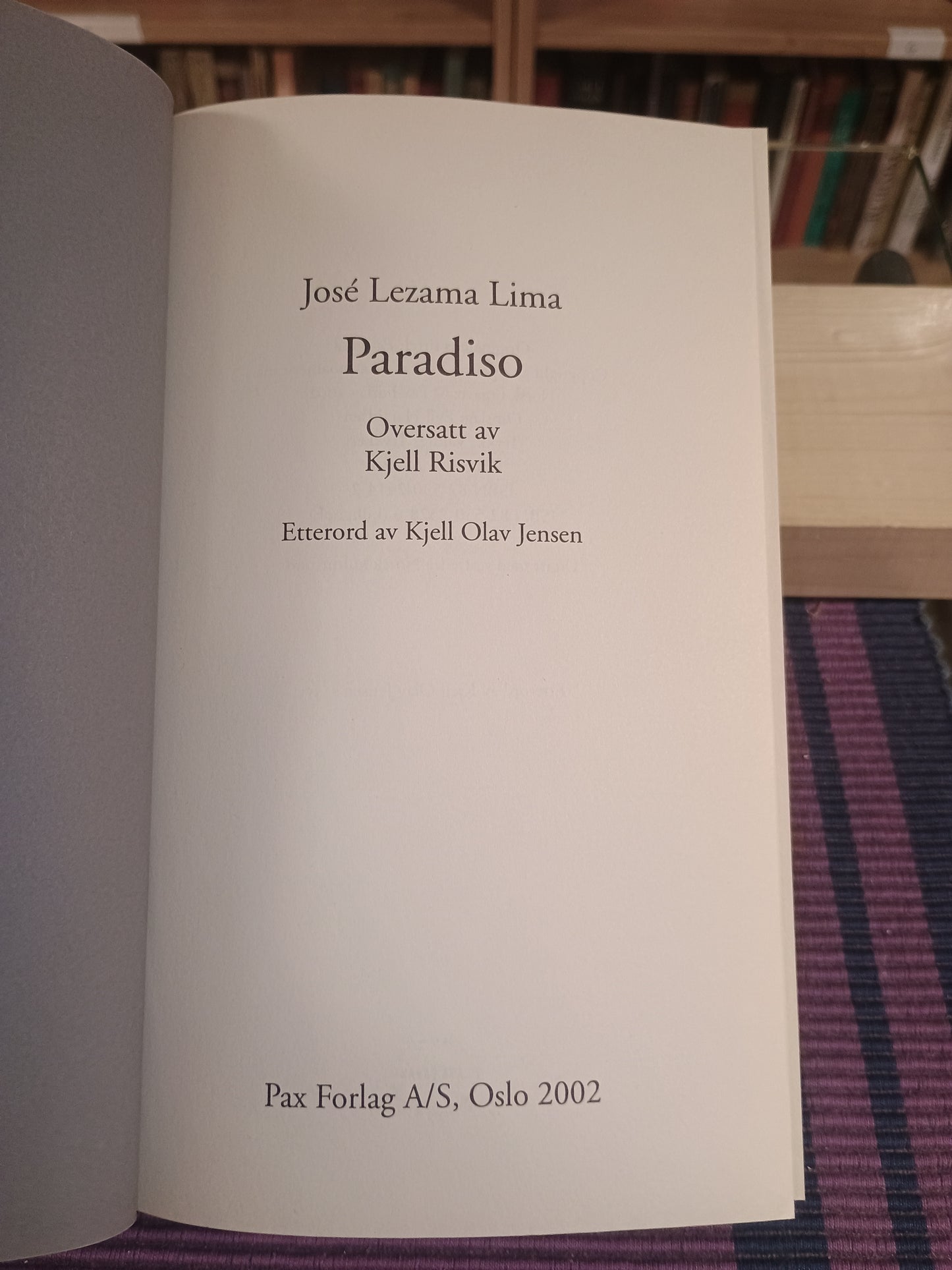 Paradiso, José Lezama Lima