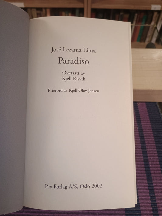 Paradiso, José Lezama Lima