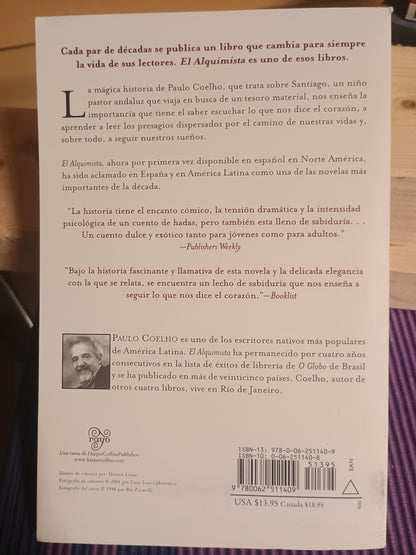 El alquimista, Paulo Coelho