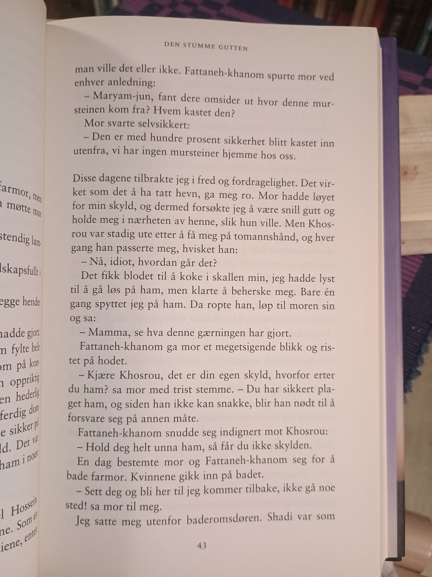 Den stumme gutten, Parinoush Saniee