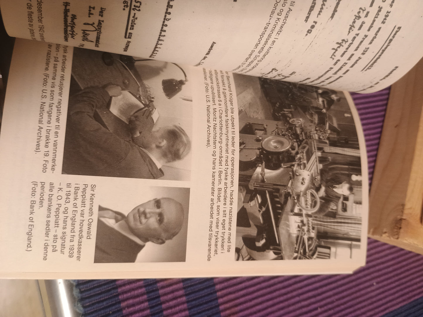 Falskmyntner i Sachsenhausen, Moritz Nachtstern og Ragnar Arntzen