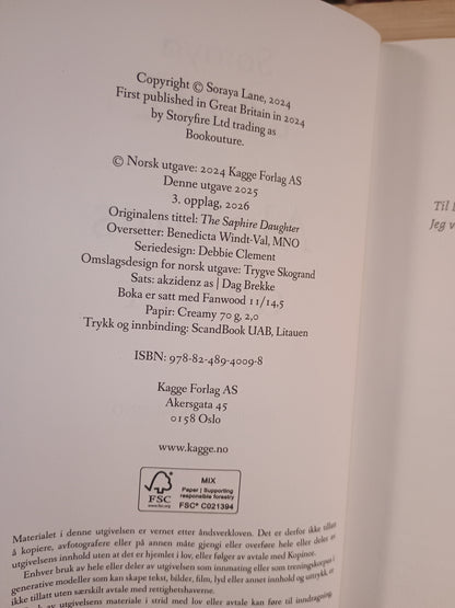 Alpenes datter, Soroya Lane