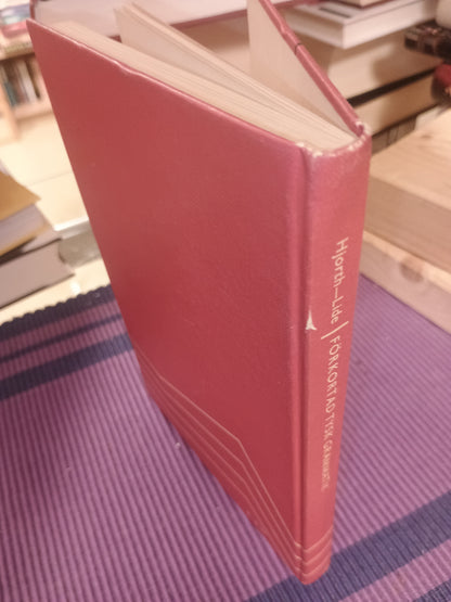 Förkortad tysk grammatikk, Hjort Lide