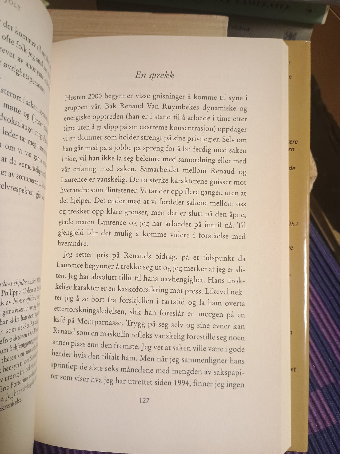 Er det en slik verden vi vil ha?, Eva Joly
