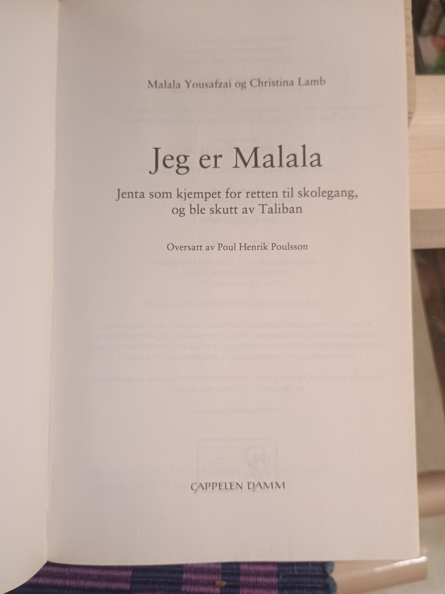 Jeg er Malala, Malala Yousafzai og Christina Lamb