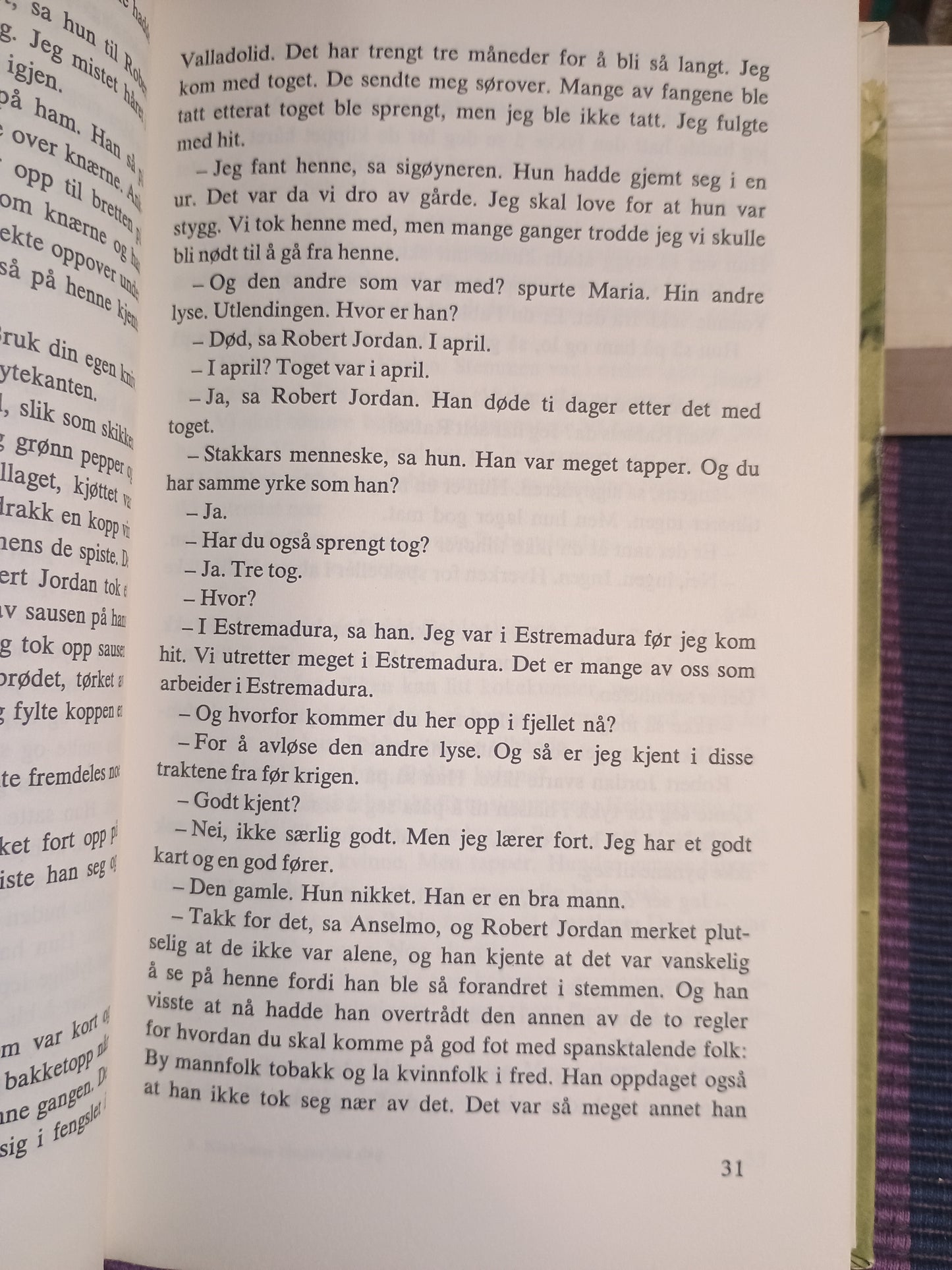 Klokkene ringer for deg, Ernest Hemingway