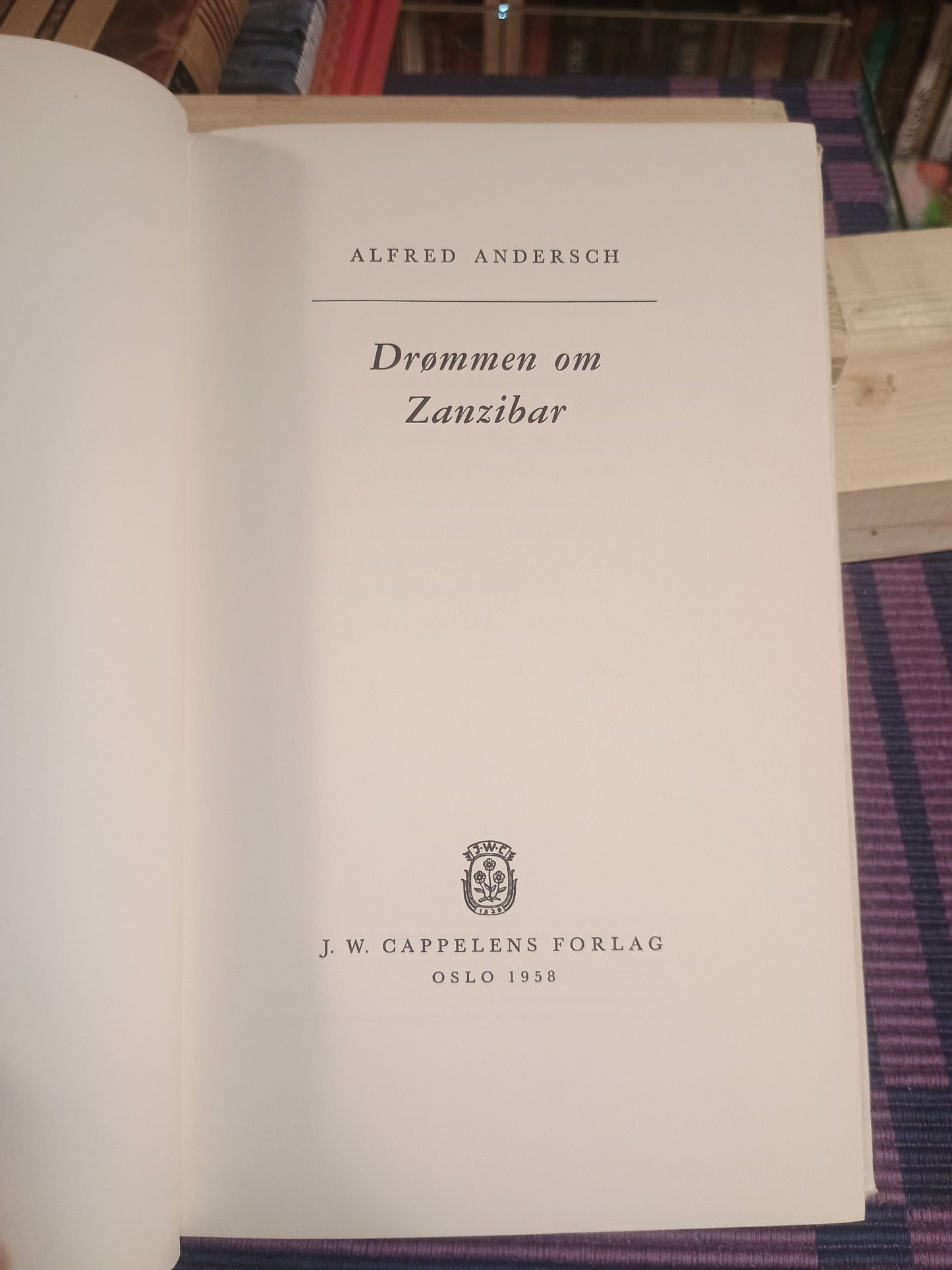 Drømmen om Zanzibar, Alfred Andersch