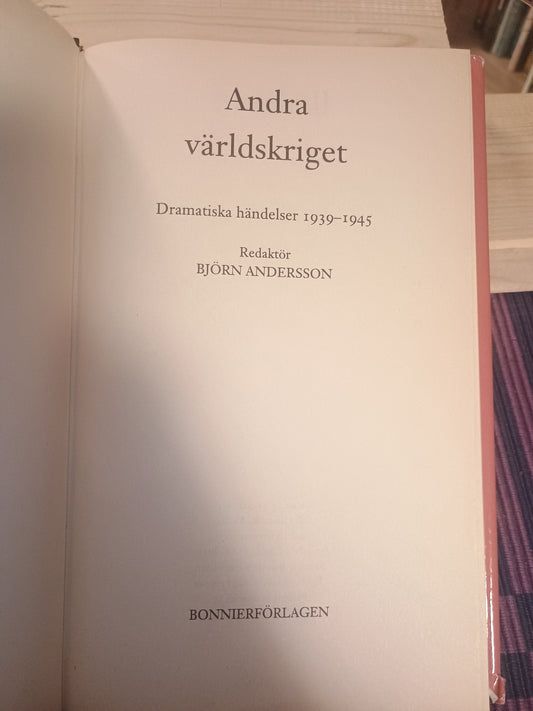 Andra världskriget, redaktør; Björn Andersson