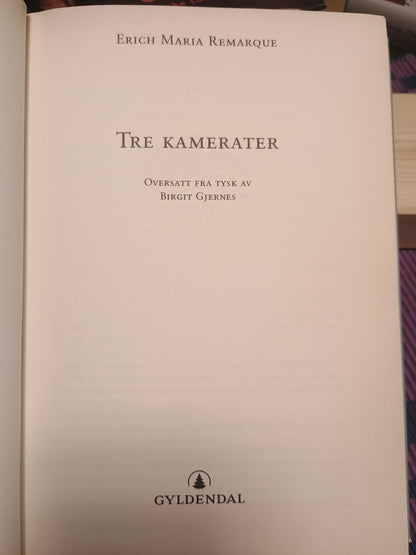 Tre kamerater, Erich Maria Remarque