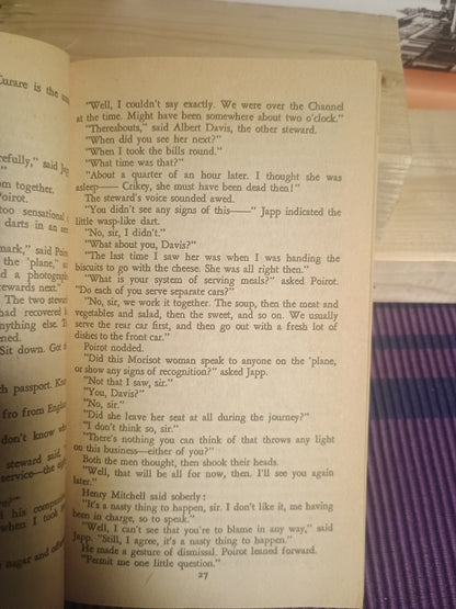 Death in the Clouds, Agatha Christie
