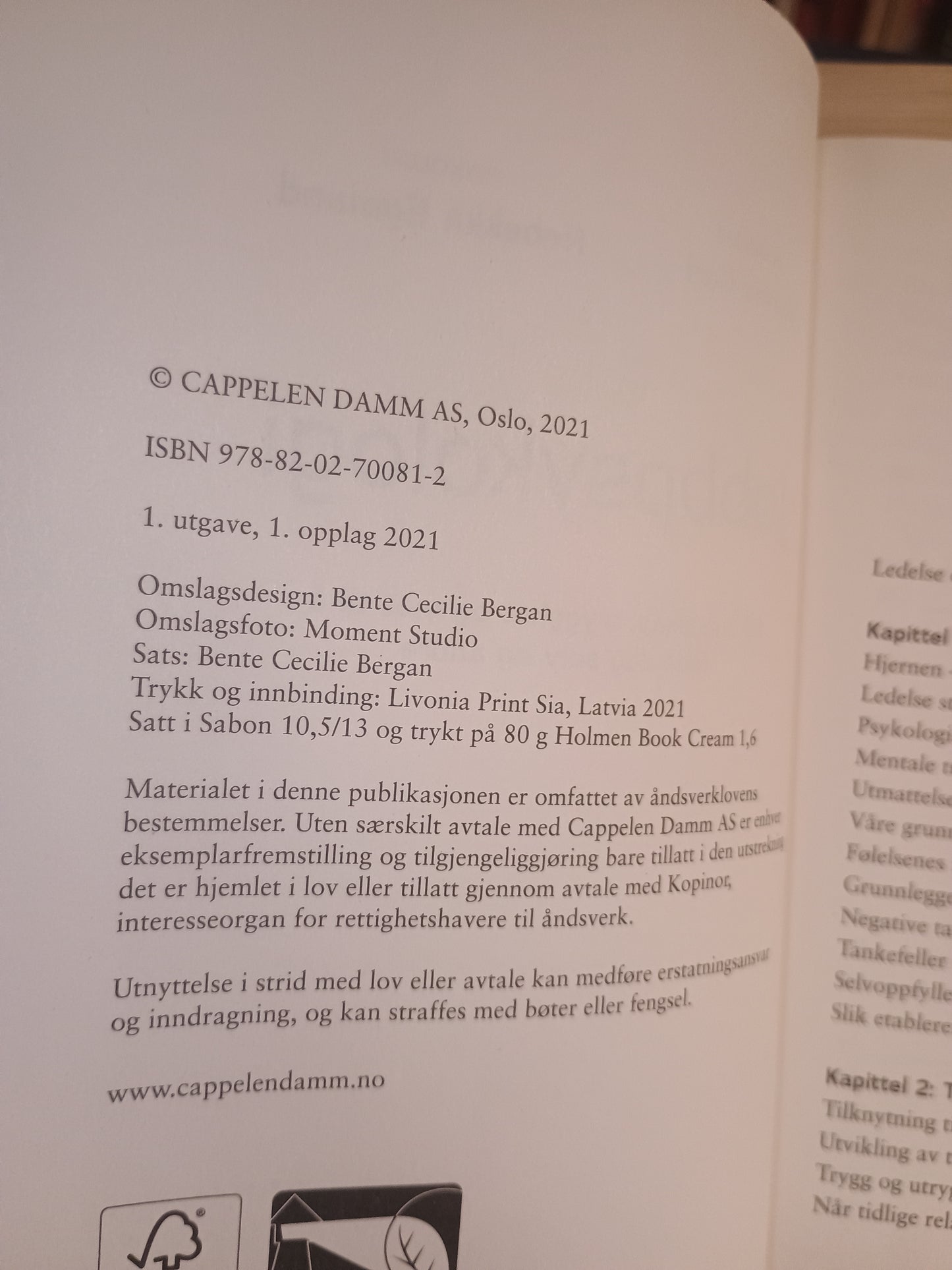 Jobbpsykologi, Carina Carl og Rebekka Egeland
