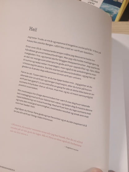 Den store Airfryerkokeboka, Trude Eide Straume