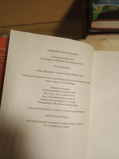 Svenske gummistøvler, Henning Mankell