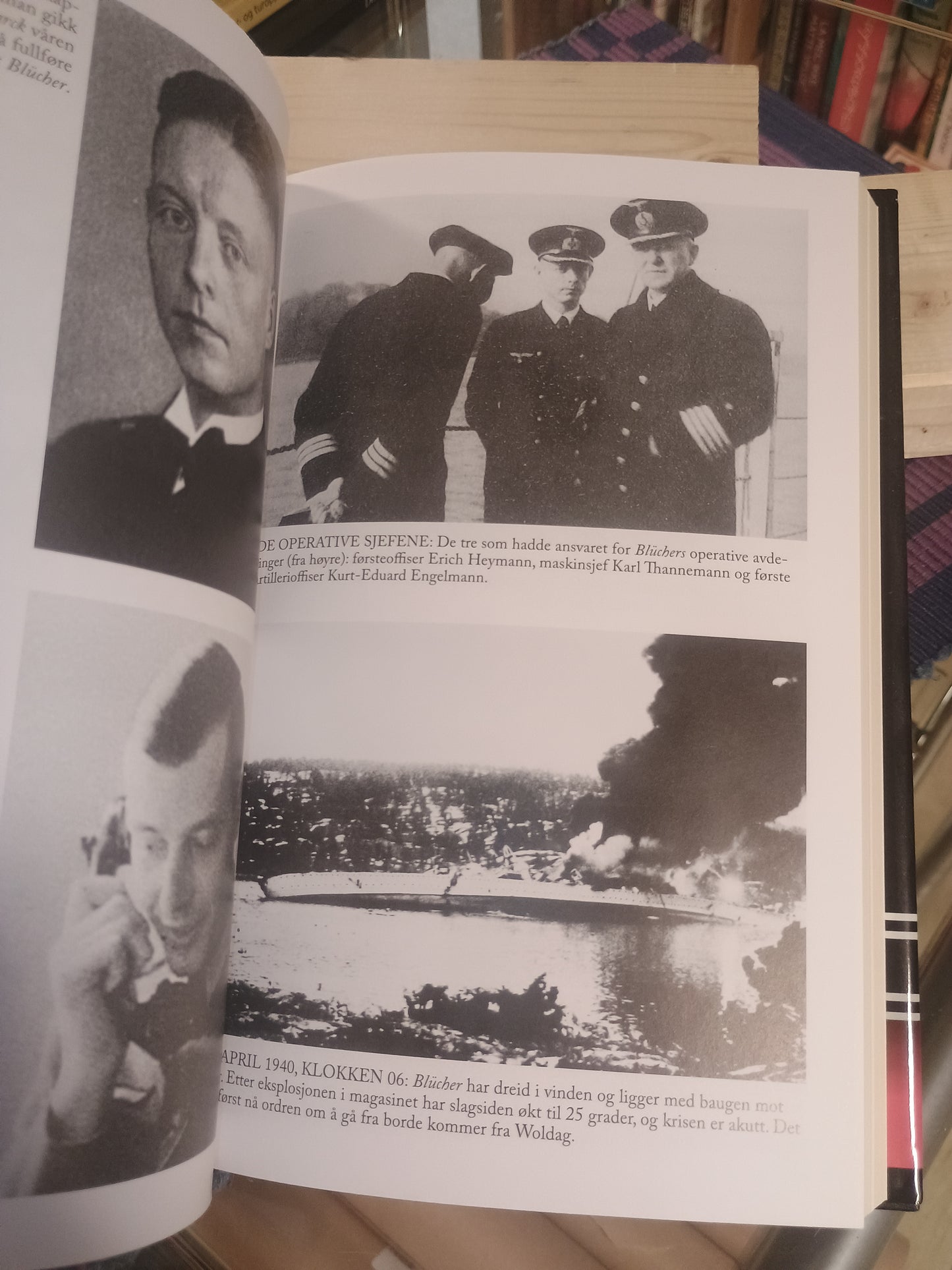 Krysseren Blücher, Alf R. Jacobsen bsen