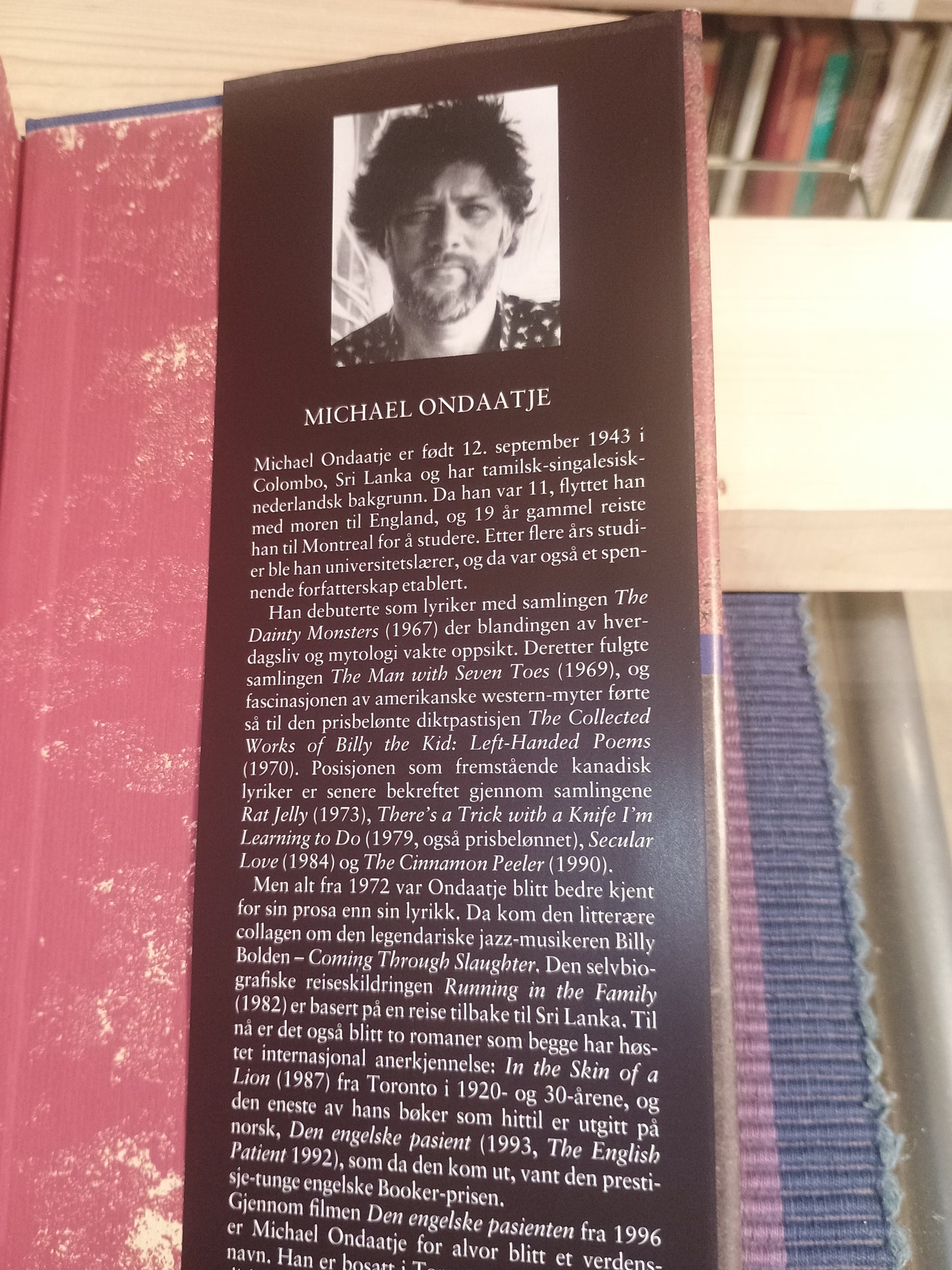 Den engelske pasient, Michael Ondaatje