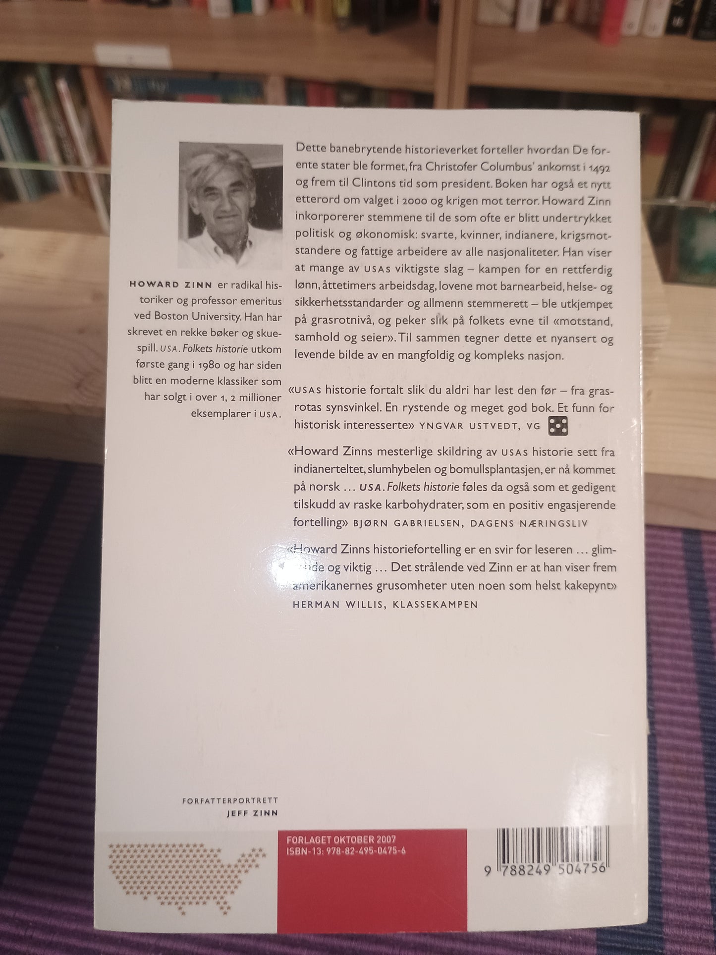 USA: Folkets historie, Howard Zinn
