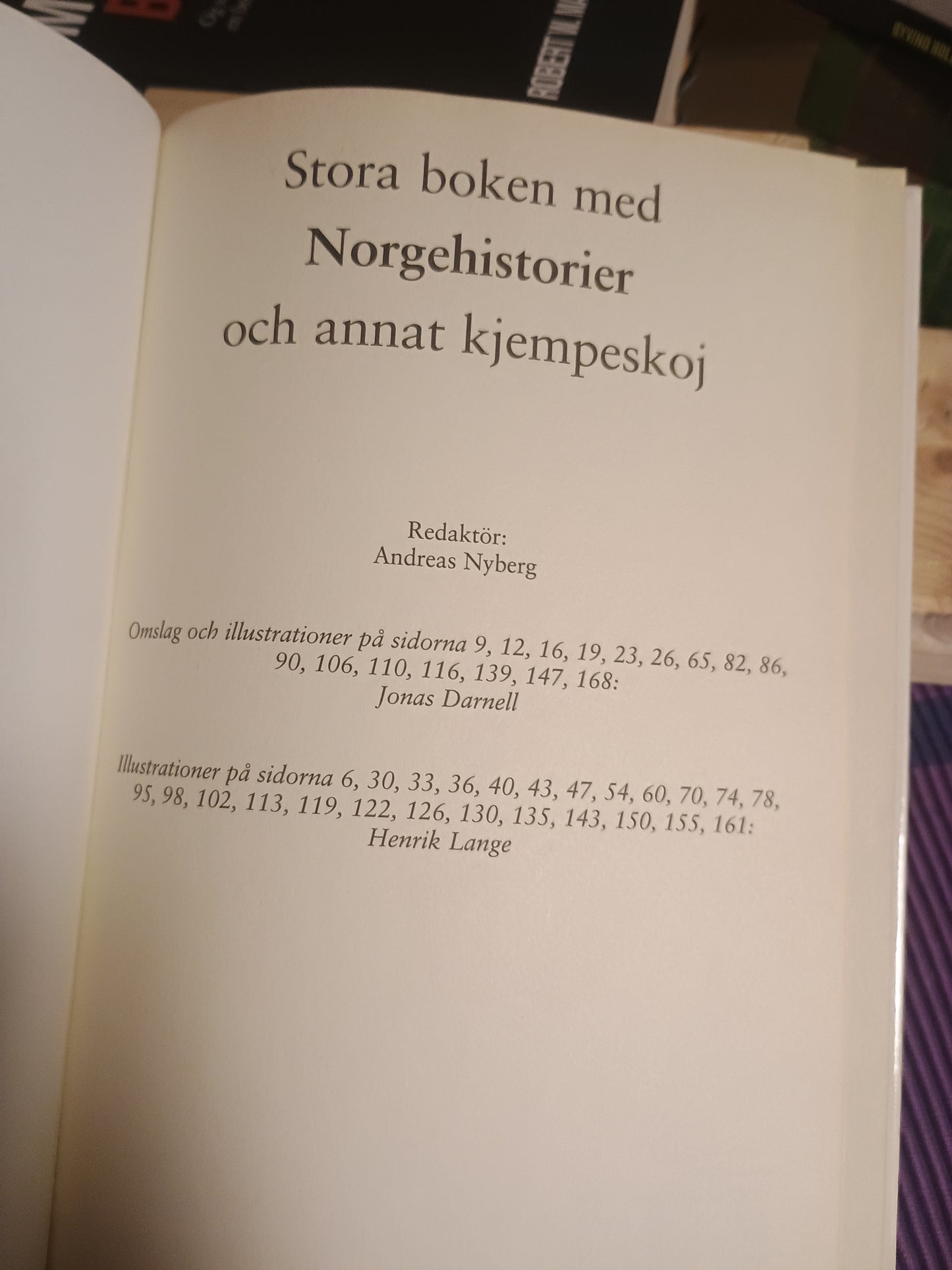 Stora boken med norgeshistorien, Andreas Nyberg