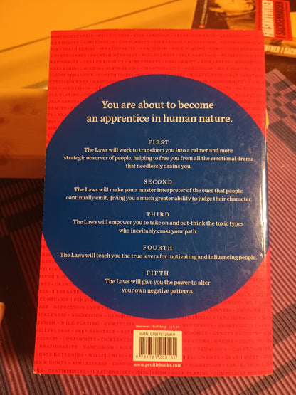 The laws of human nature, Robert Greene