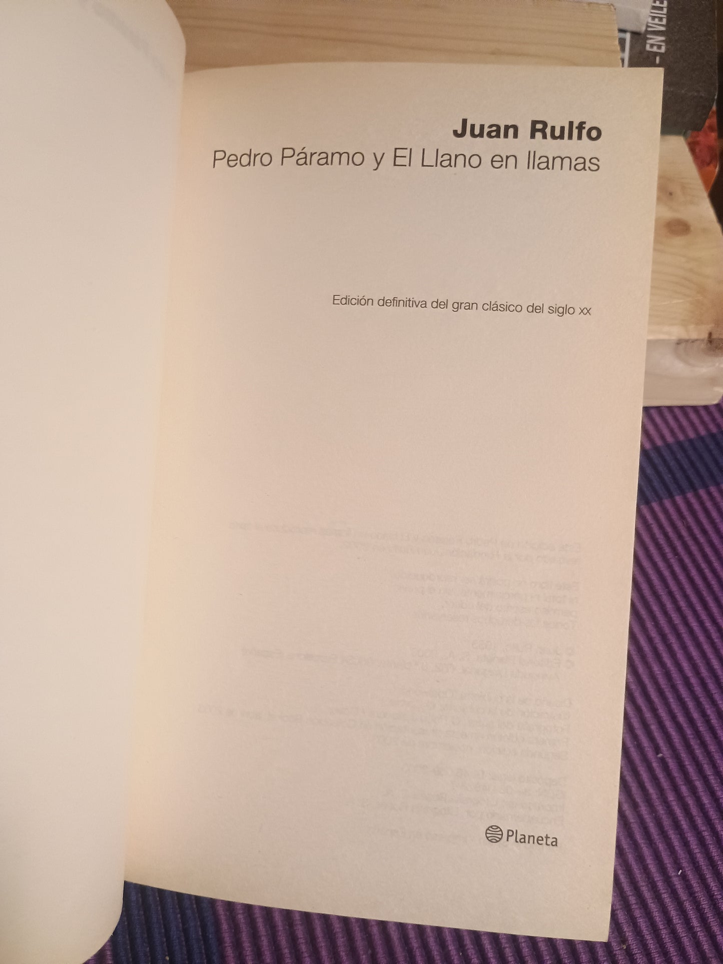 Pedro Páramo y el llano en llamas, Juan Rulfo