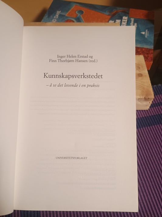 Kunnskapsverkstedet, Inger H. Erstad og Finn T. Hansen