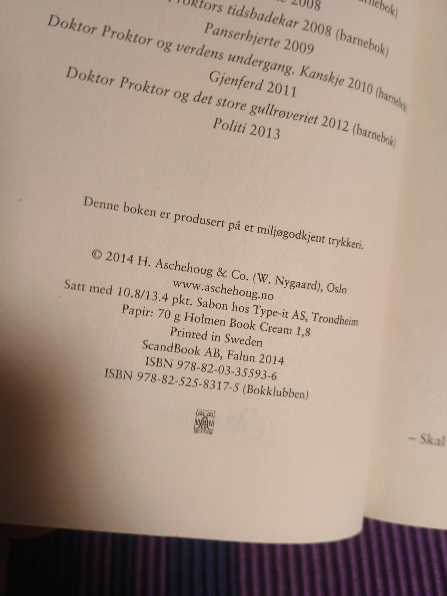 Sønnen, Jo Nesbø