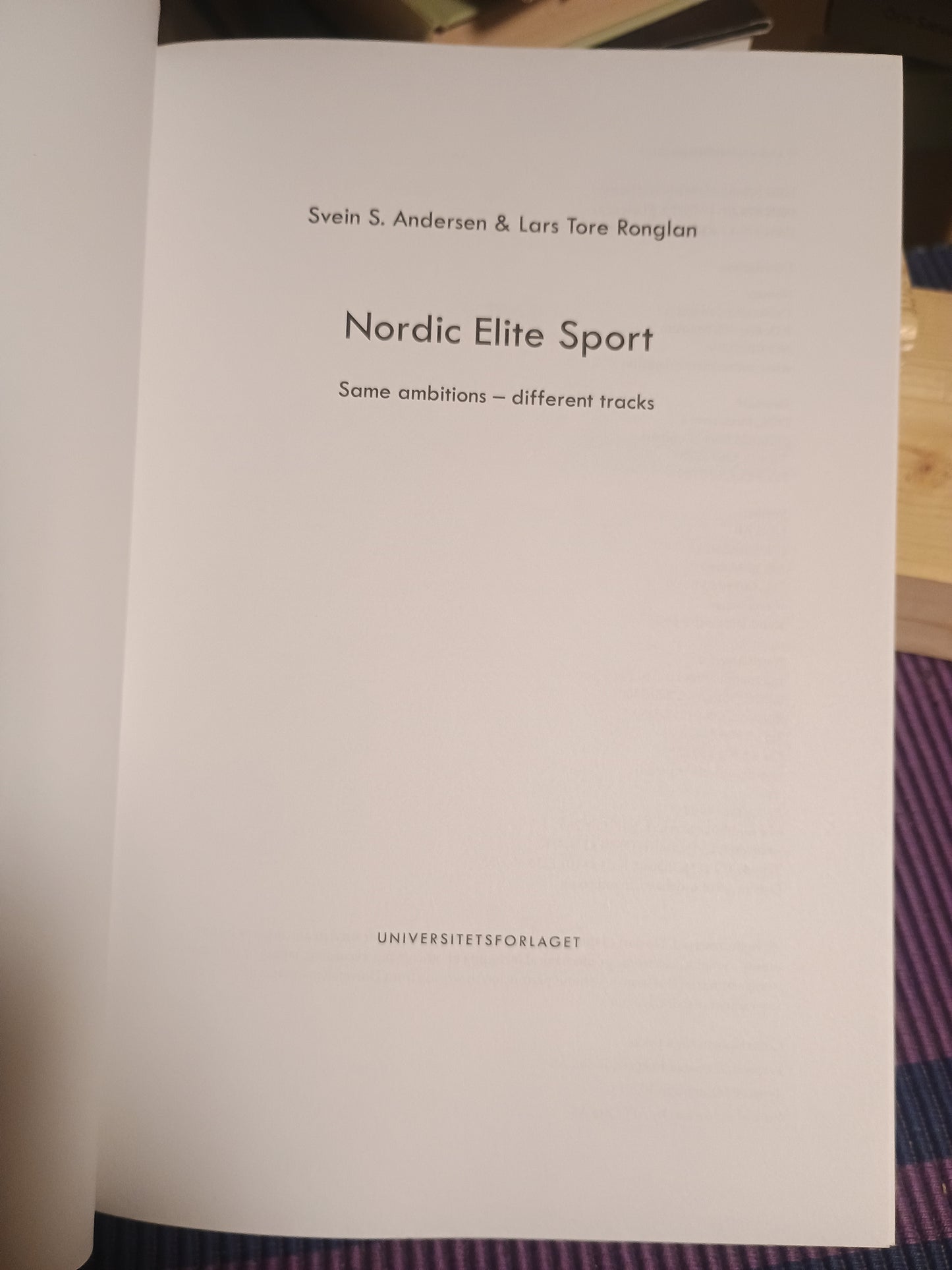 Nordic Elite Sport, Svein S. Andersen & Lars Tore Ronglan