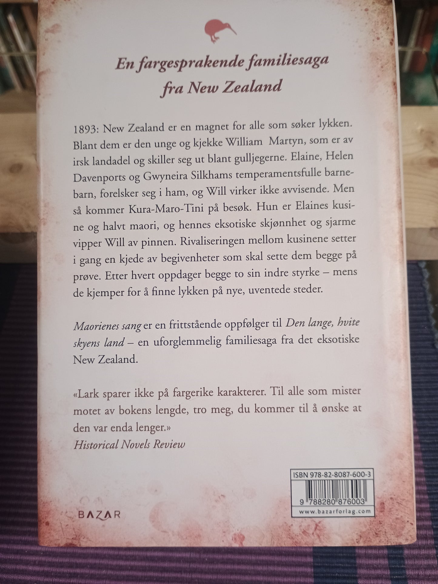 Maorienes Sang, Sarah Lark