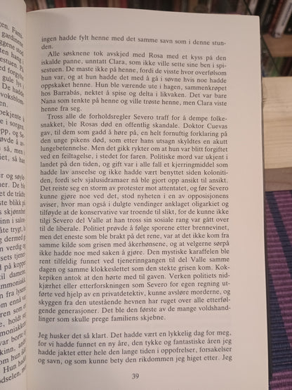Åndenes hus, Isabel Allende