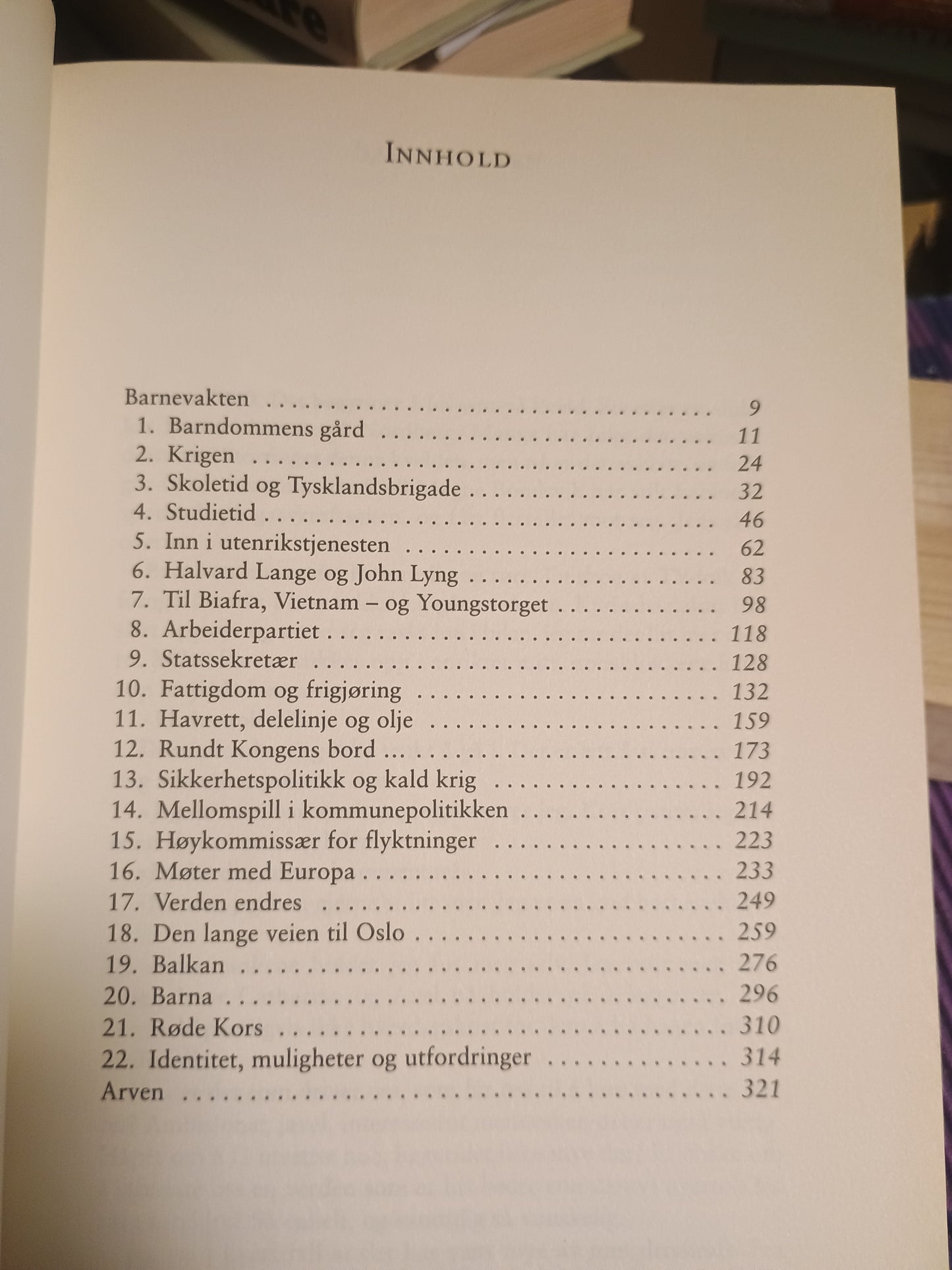 Det handler om mennesker, Thorvald Stoltenberg