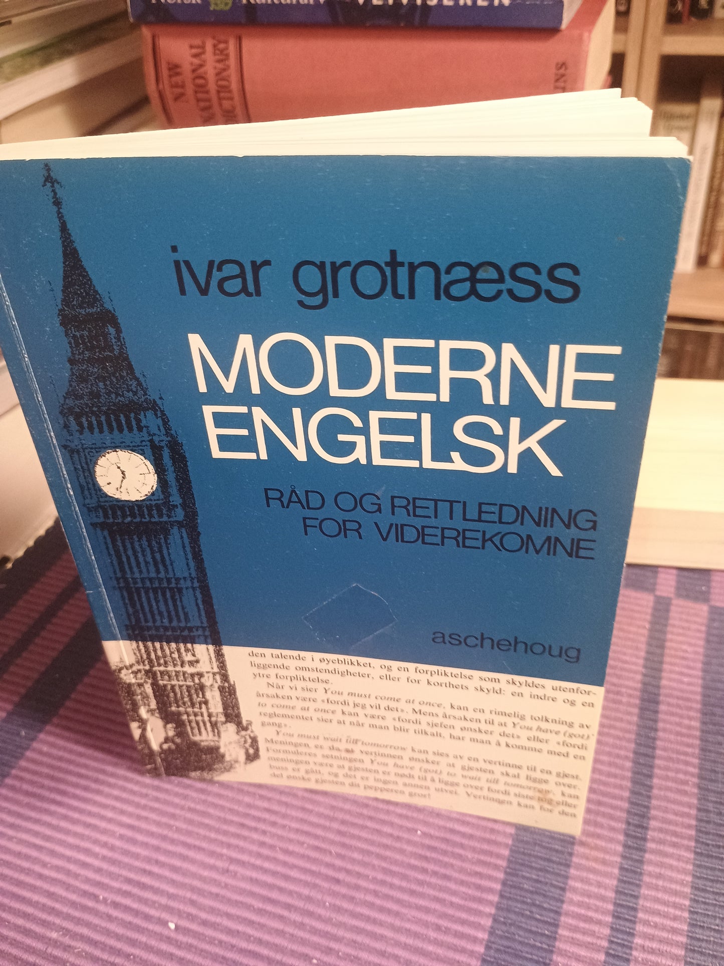 Moderne engelsk: Råd og rettledning for viderekomne, Ivar Grotnæss
