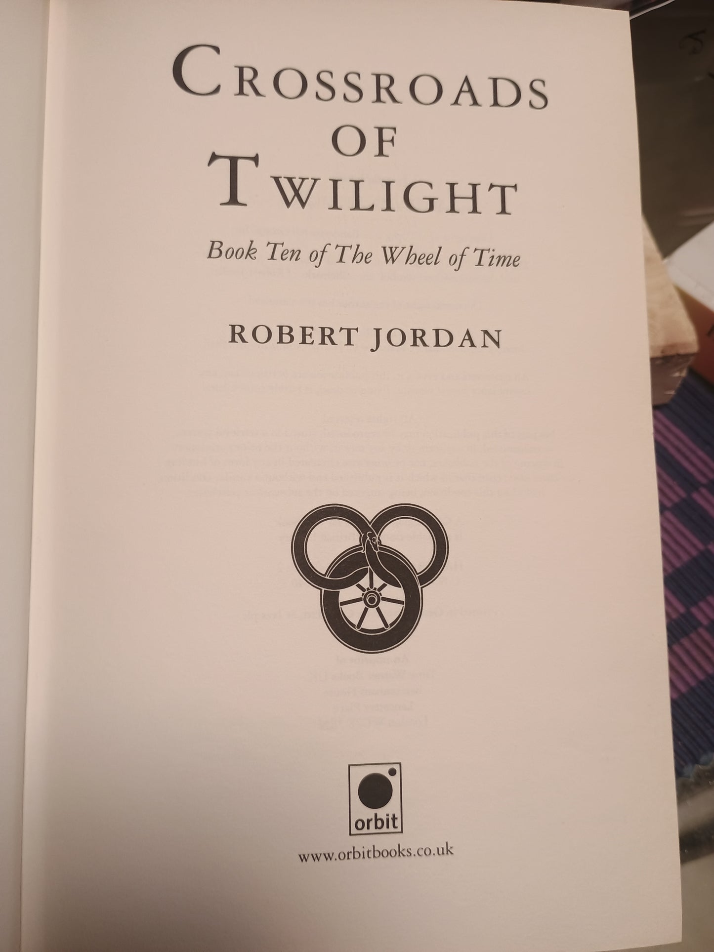 Crossroads of Twilight, Robert Jordan
