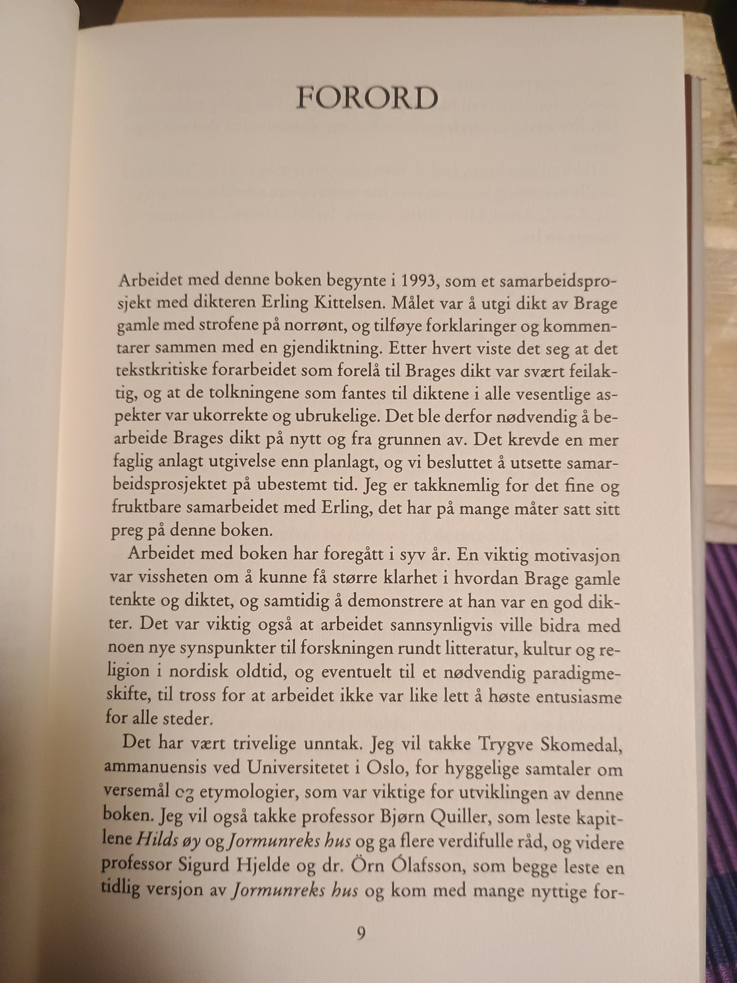 Brage: Dikt og tidsånd, Örn Sævar Thorleifsson