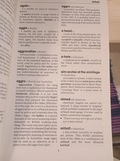 The dictionary of contemporary slang, Tony Thorne