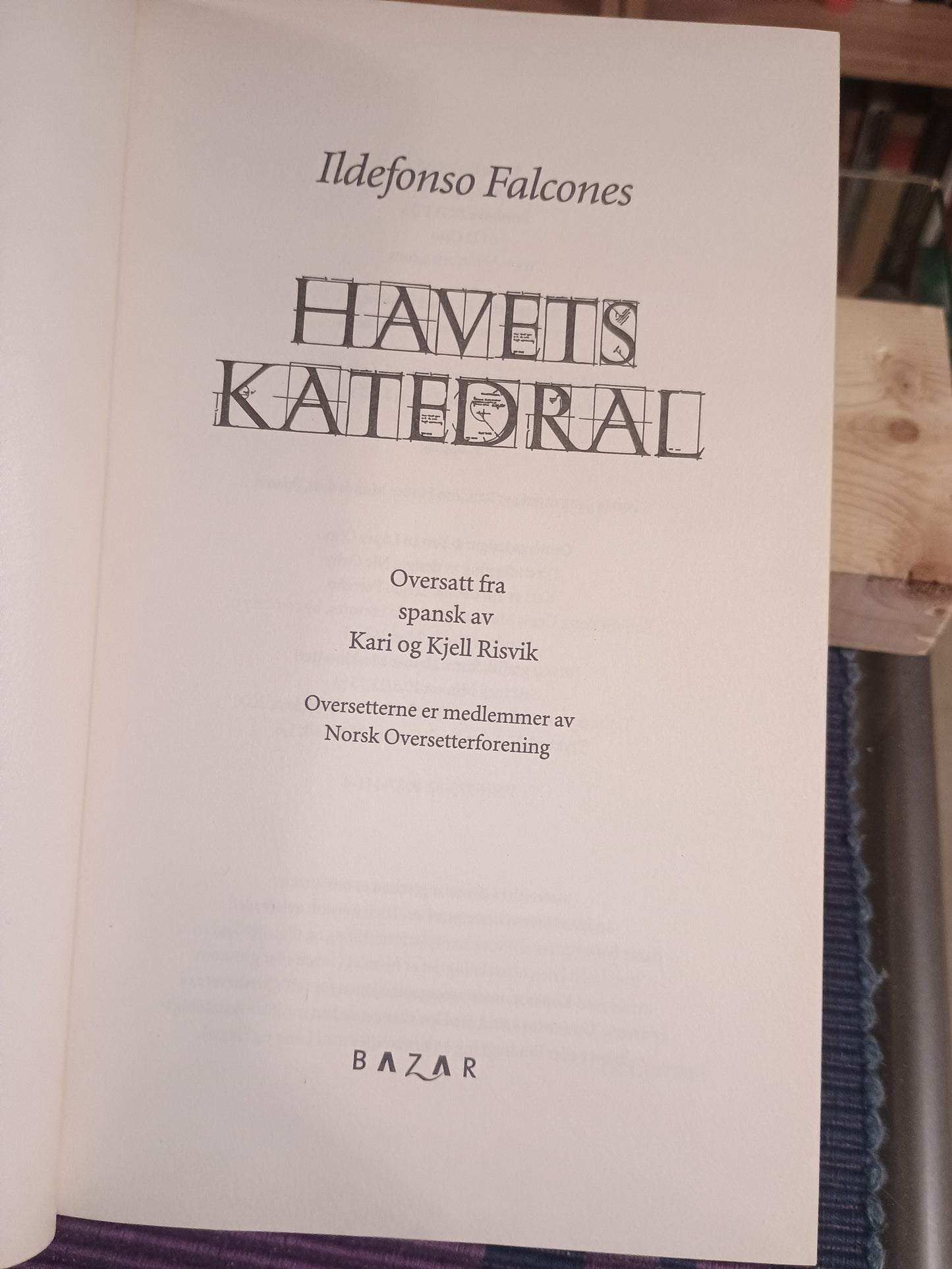 Havets katedral, Ildefonso Falcones