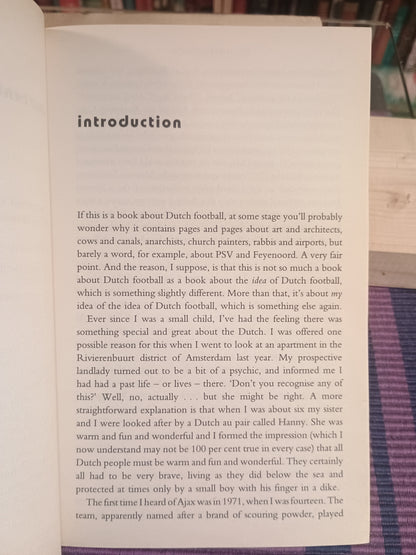 brilliant orange: the neurótico genius of Dutch football, David Winner